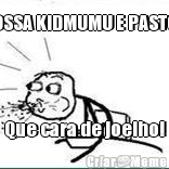 NOSSA KIDMUMU E PASTOR Que cara de joelho!
