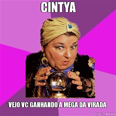 CINTYA VEJO VC GANHANDO A MEGA DA VIRADA 
