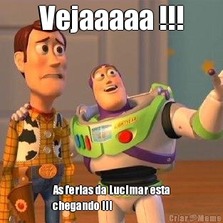 Vejaaaaa !!! As ferias da Lucimar esta
chegando !!!