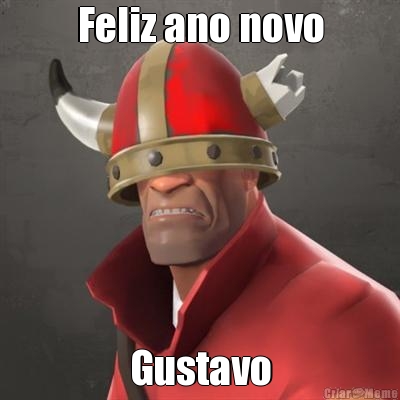 Feliz ano novo Gustavo