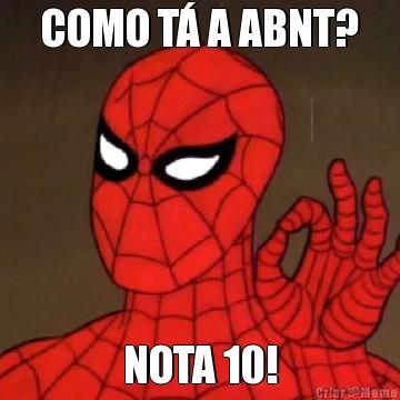 COMO T� A ABNT? NOTA 10!