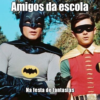 Amigos da escola Na festa de fantasias
