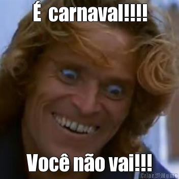 �  carnaval!!!! Voc� n�o vai!!!