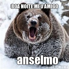 BOA NOITE MEU AMIGO    anselmo