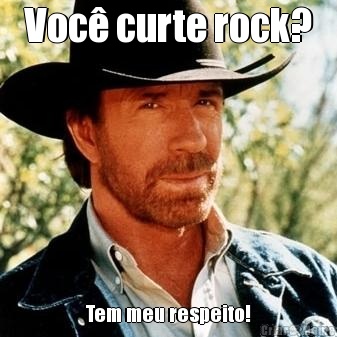 Voc� curte rock? Tem meu respeito!