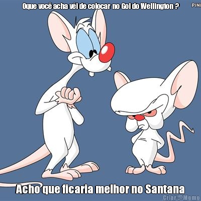 Oque voc� acha v�i de colocar no Gol do Wellington ? Acho que ficaria melhor no Santana