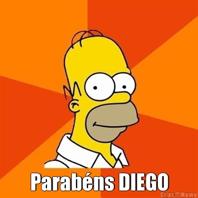  Parab�ns DIEGO