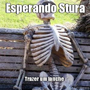 Esperando Stura Trazer um lanche 