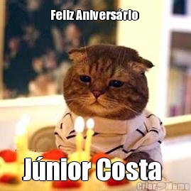 Feliz Anivers�rio  J�nior Costa 