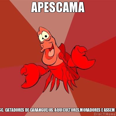 APESCAMA ASSOCIA��O DE PESC. CATADORES DE CARANGUEJOS, AQUICULTORES,MORADORES E ASSEM DE CAMPO GRANDE 