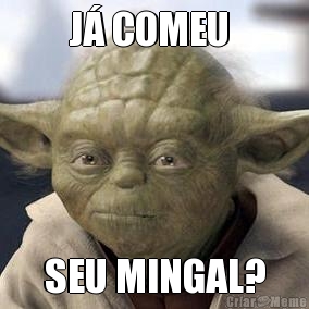 J� COMEU  SEU MINGAL?