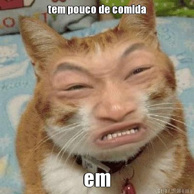 tem pouco de comida em