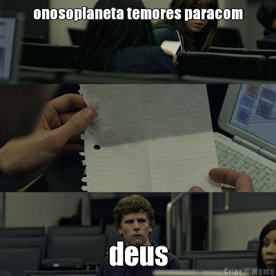 onosoplaneta temores paracom deus
