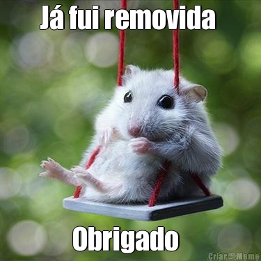 J� fui removida  Obrigado  