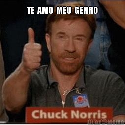 TE  AMO  MEU  GENRO 