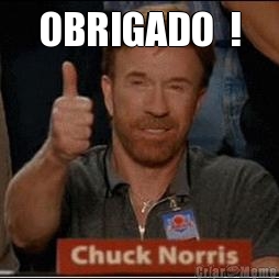 OBRIGADO  ! 
