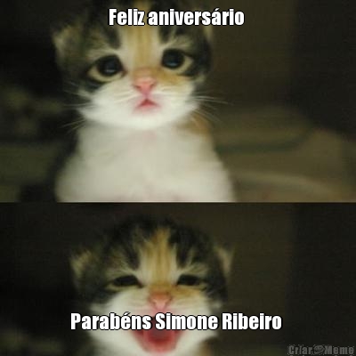 Feliz anivers�rio  Parab�ns Simone Ribeiro 