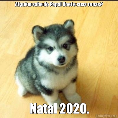Algu�m sabe do Papai Noel e suas renas? Natal 2020.
