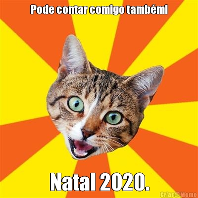 Pode contar comigo tamb�m! Natal 2020.