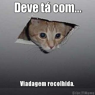 Deve t� com... Viadagem recolhida.