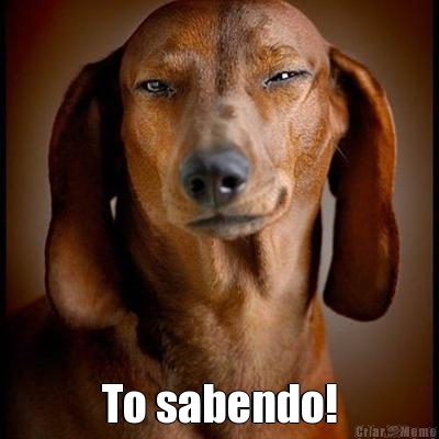  To sabendo!
