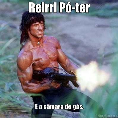Reirri P�-ter E a c�mara de g�s.
