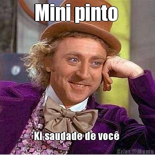 Mini pinto  Ki saudade de voc� 