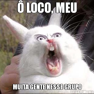 � LOCO, MEU MUITA GENTE NESSE GRUPO