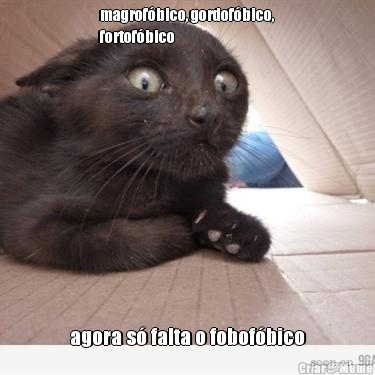 magrof�bico, gordof�bico,
fortof�bico agora s� falta o fobof�bico