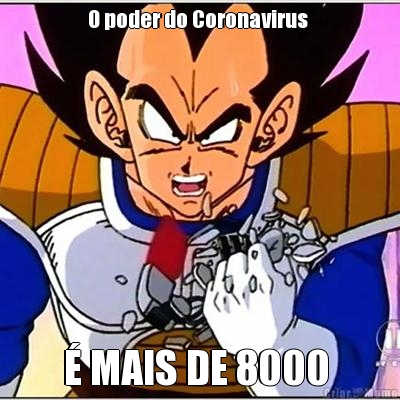 O poder do Coronavirus  � MAIS DE 8000 