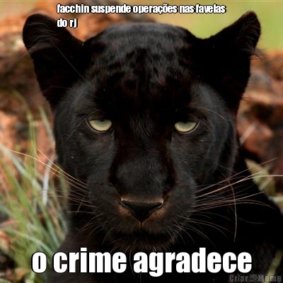 facchin suspende opera��es nas favelas
do rj o crime agradece