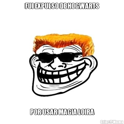 FUI EXPULSO DE HOGWARTS POR USAR MAGIA LOIRA