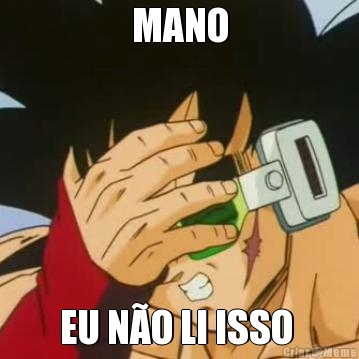 MANO EU N�O LI ISSO 
