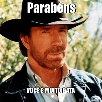 Parab�ns VOC� � MUITO GATA