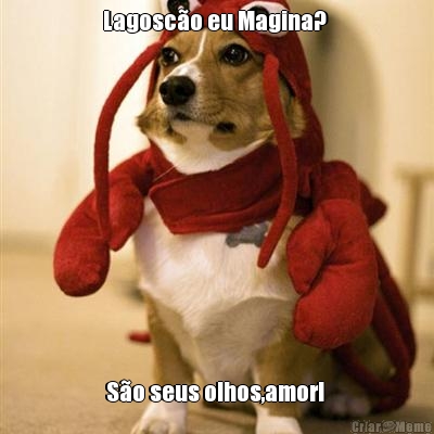 Lagosc�o eu Magina?  S�o seus olhos,amor! 
