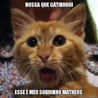 NOSSA QUE GATINHO!!! ESSE � MEU SOBRINHO MATHEUS 