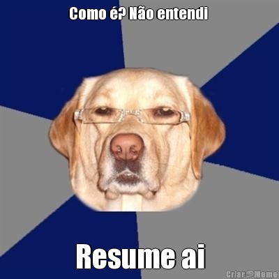 Como �? N�o entendi  Resume ai