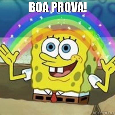 BOA PROVA! 