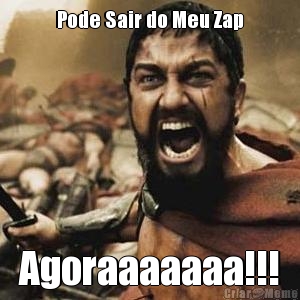 Pode Sair do Meu Zap Agoraaaaaaa!!!