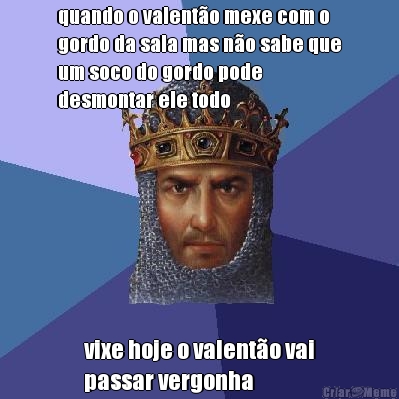quando o valent�o mexe com o
gordo da sala mas n�o sabe que
um soco do gordo pode
desmontar ele todo vixe hoje o valent�o vai
passar vergonha