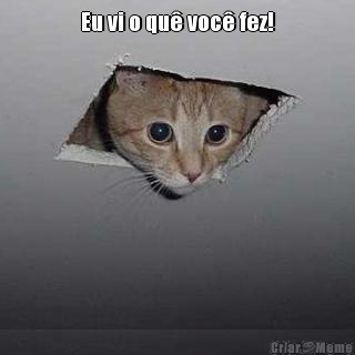 Eu vi o qu� voc� fez! 