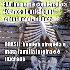 EUA: homem � condenado a
40 anos de pris�o por
tentar matar mulher BRASIL: homem atropela e
mata fam�lia inteira e �
liberado