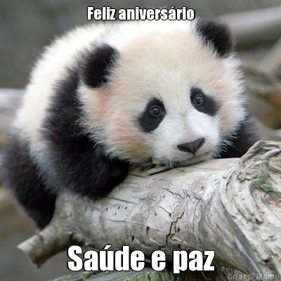 Feliz anivers�rio Sa�de e paz