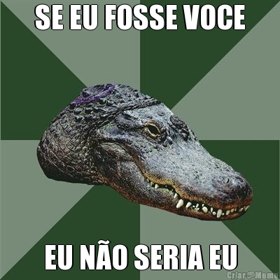 SE EU FOSSE VOCE EU N�O SERIA EU