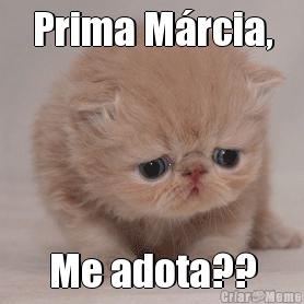 Prima M�rcia, Me adota??