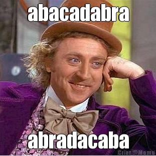 abacadabra abradacaba
