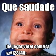 Que saudade De jogar v�lei com vcs
💔
