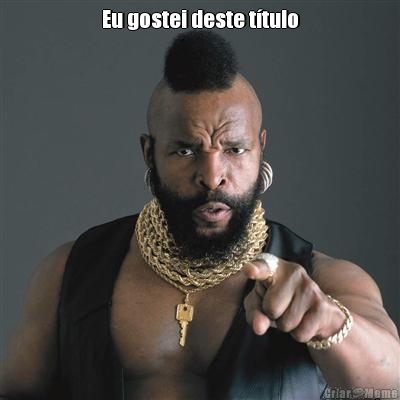 Eu gostei deste t�tulo 