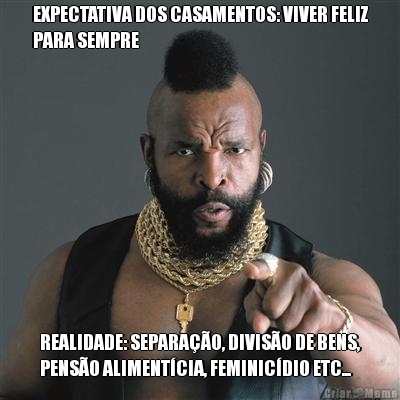 EXPECTATIVA DOS CASAMENTOS: VIVER FELIZ
PARA SEMPRE REALIDADE: SEPARA��O, DIVIS�O DE BENS,
PENS�O ALIMENT�CIA, FEMINIC�DIO ETC...