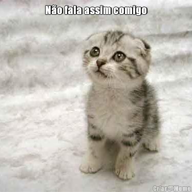 N�o fala assim comigo 